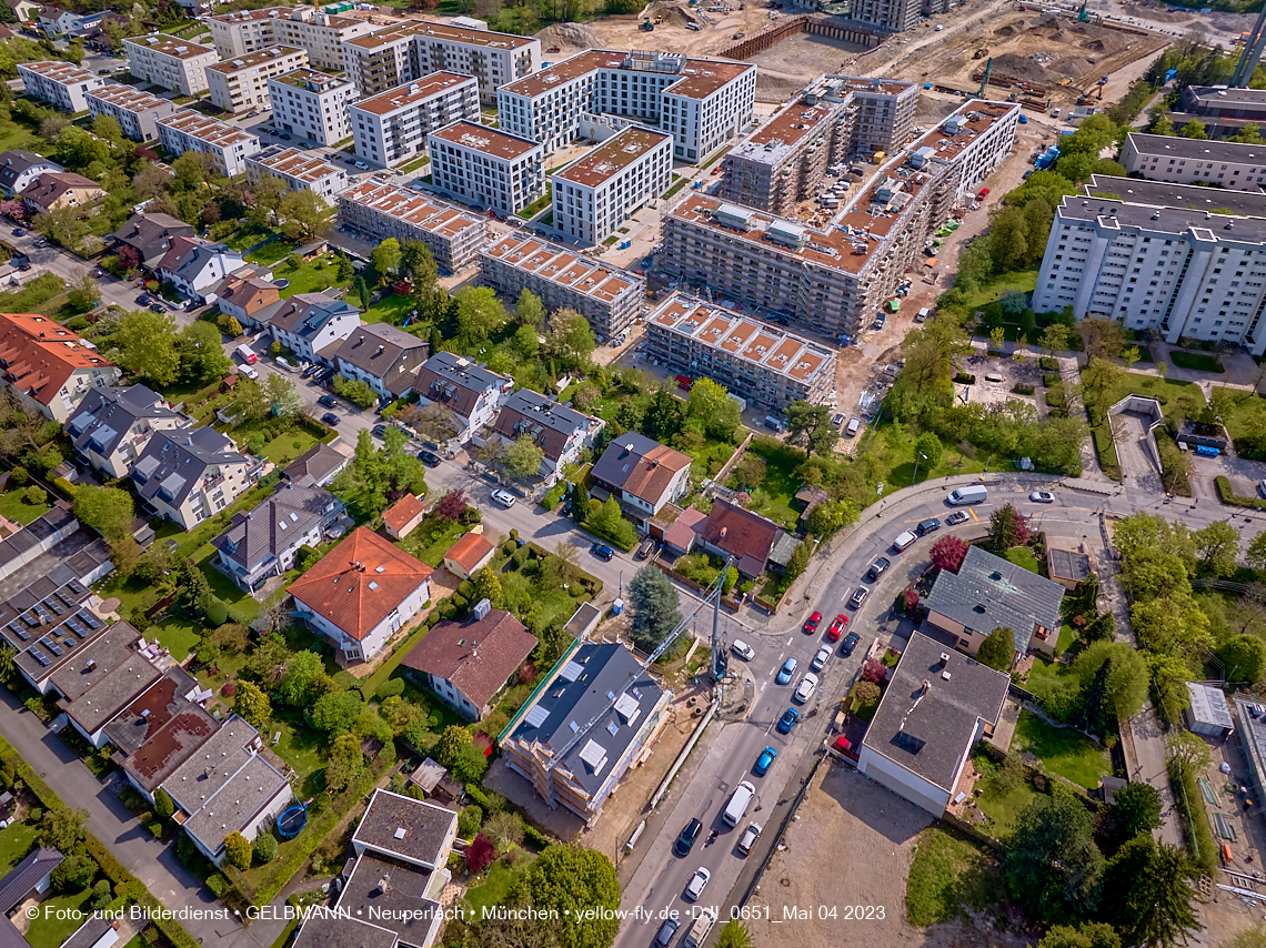 04.05.2023 - Luftbilder vom Haus für Kinder in Neuperlach